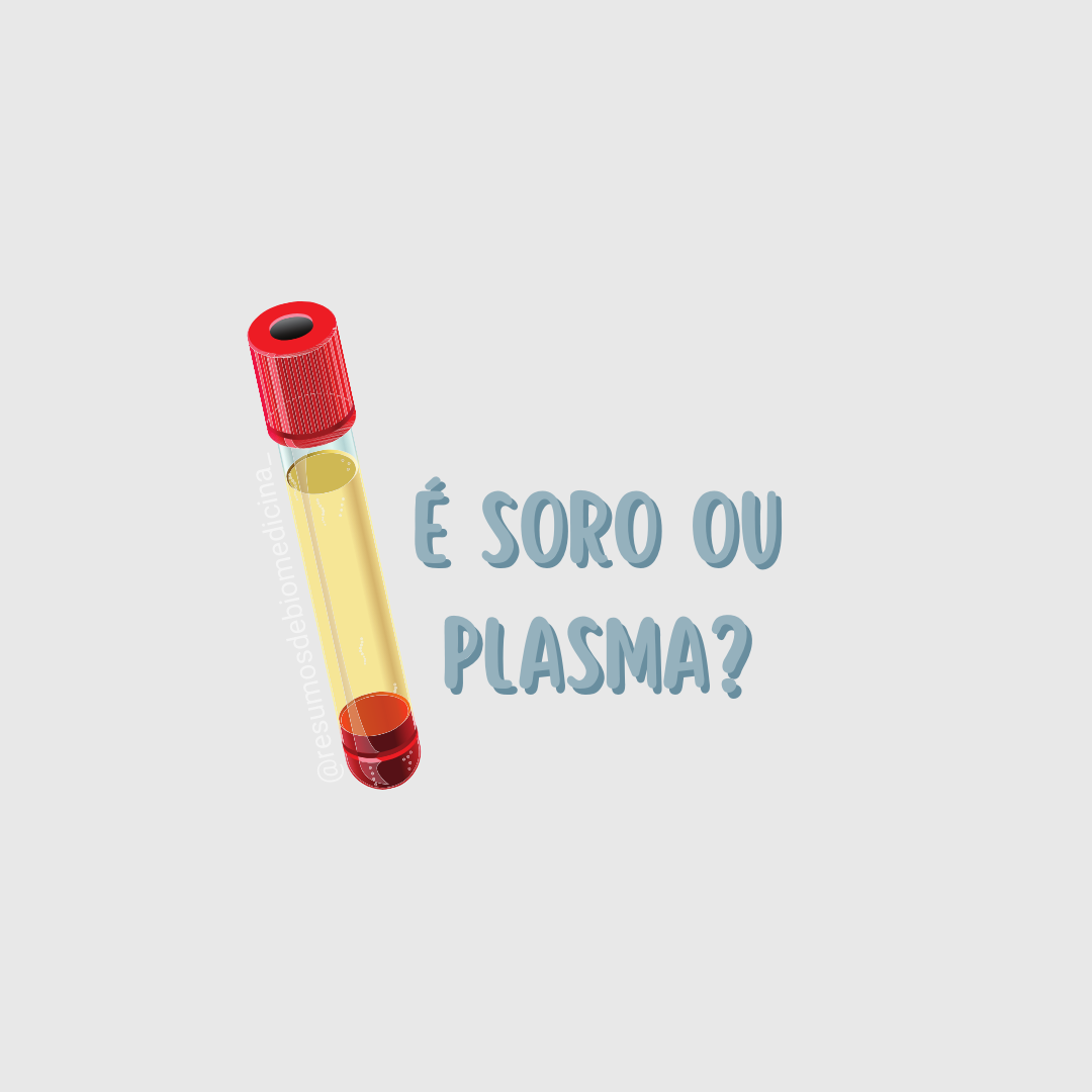 Qual é a diferença entre entre soro e plasma?
